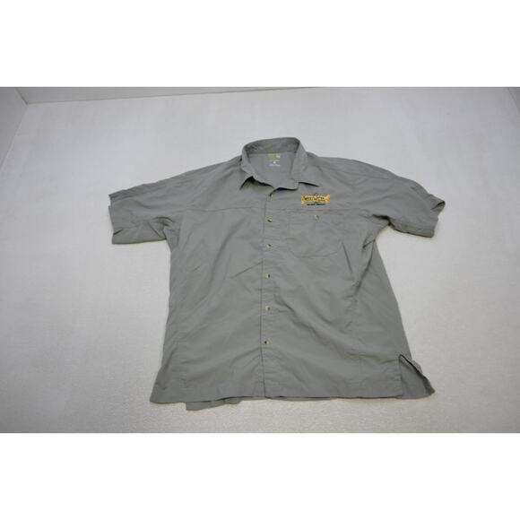 Mountain HardWear Shirt Sweet Water Brewing High Country Gray Mens Size Large - Picture 5 of 9
